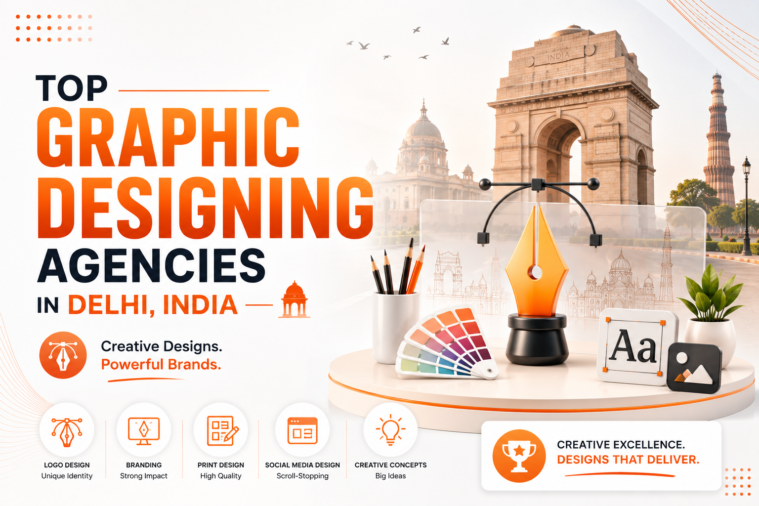 Top Graphic Designing Agencies in Delhi, India