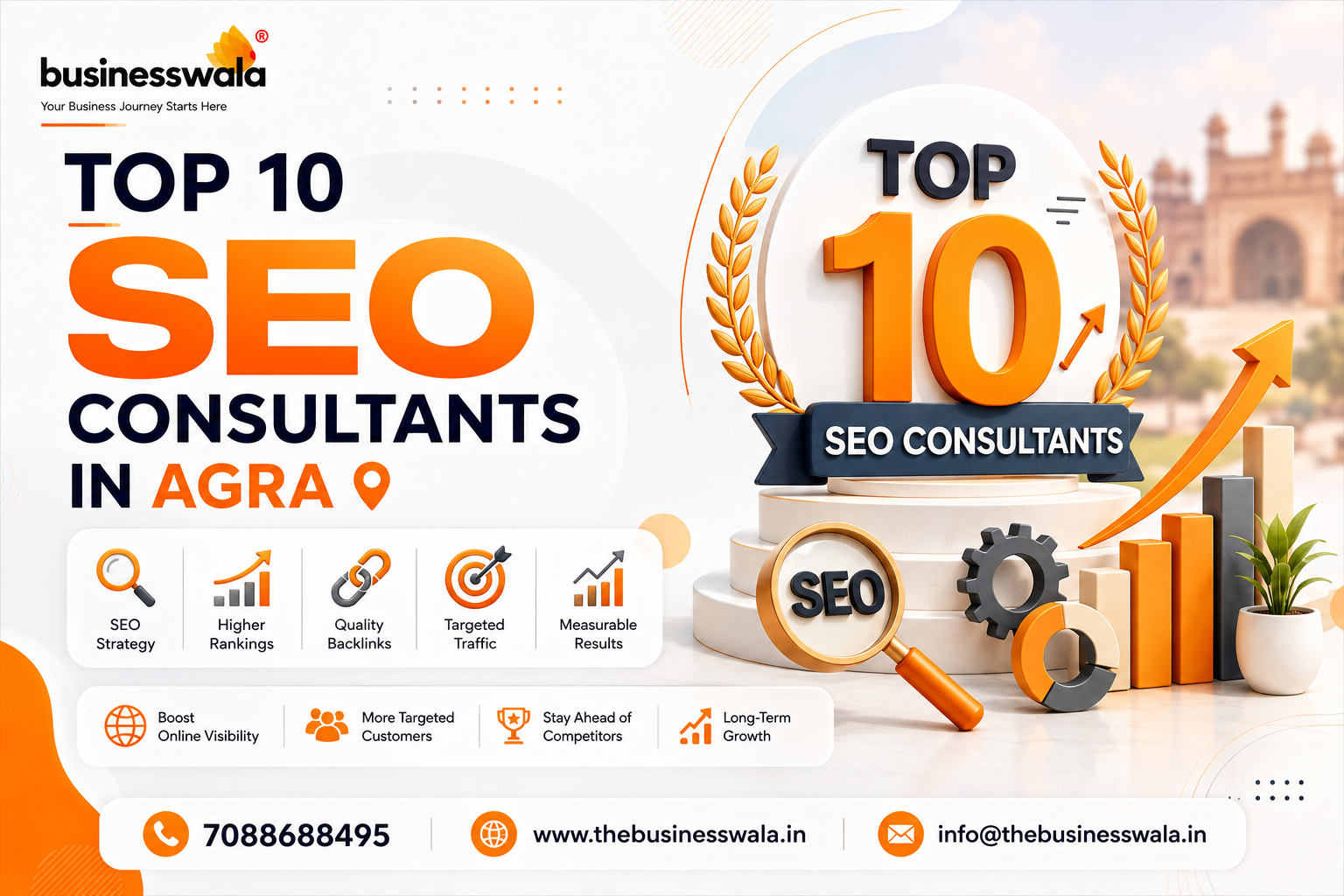 Top 10 SEO Consultants in Agra (2026)