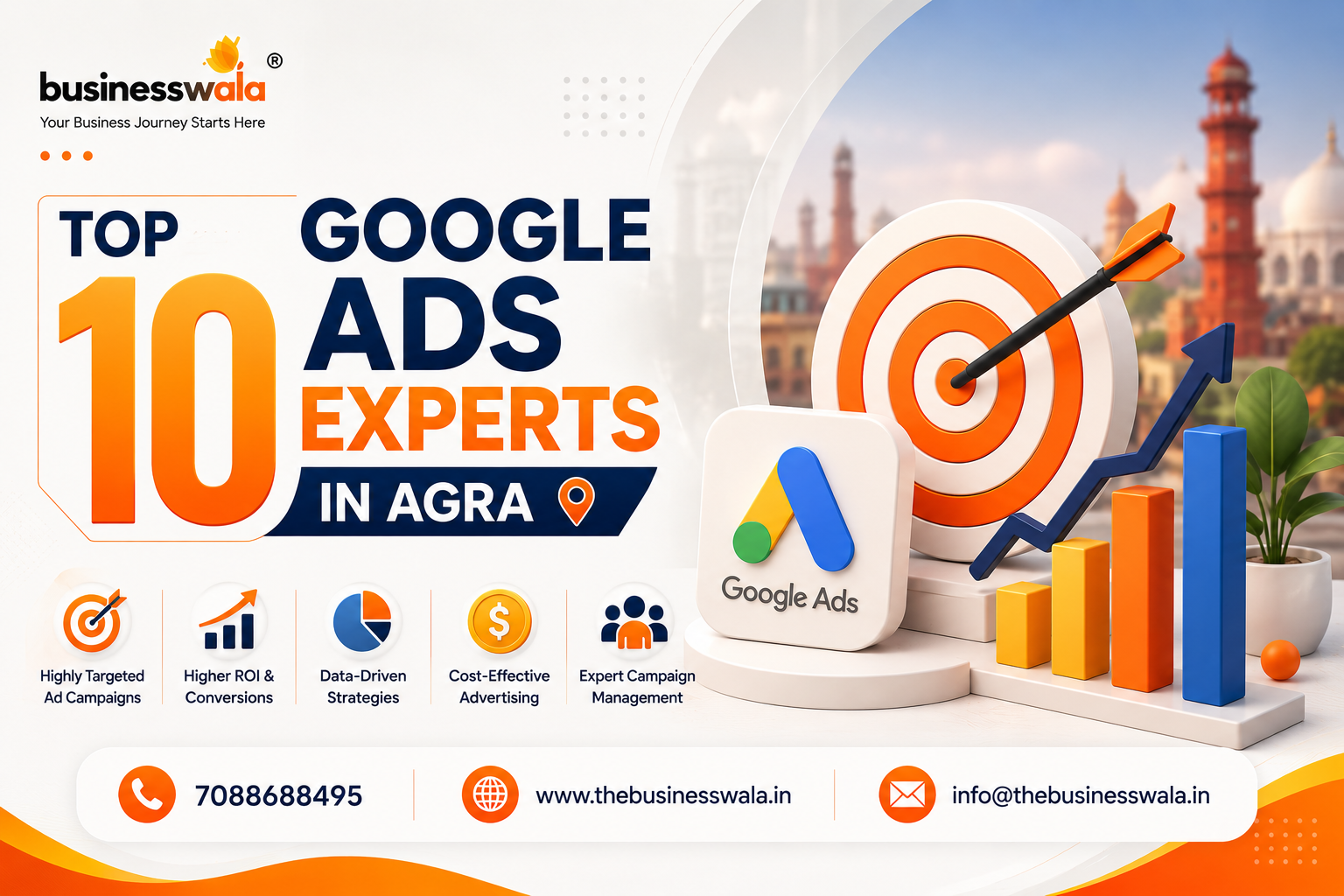 Top 10 Google Ads Experts in Agra (2026)