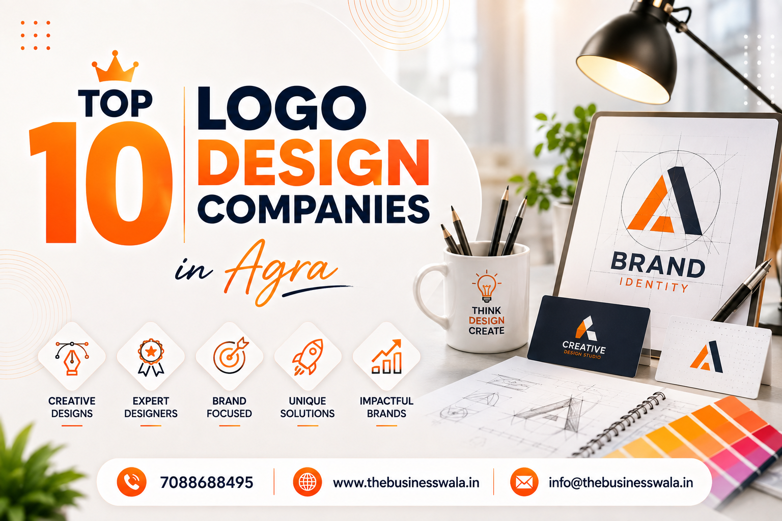 Top 10 Logo Design Companies in Agra (2026)